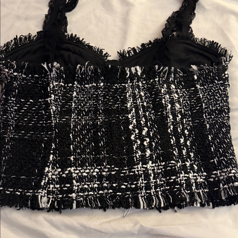Motel Rocks Black and White Tweed Set *discontinued* - Picture 7 of 9